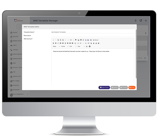 Bizzow SMS Module