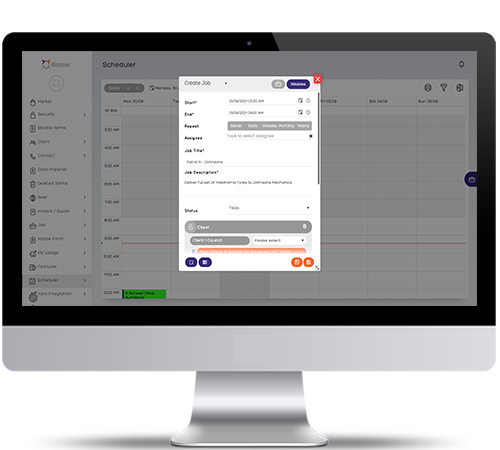 Bizzow Web app