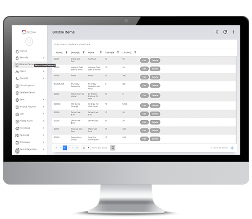 Bizzow Web app