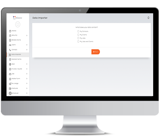 Bizzow Data Import app