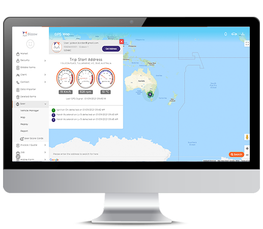 Bizzow GPS Tracker app