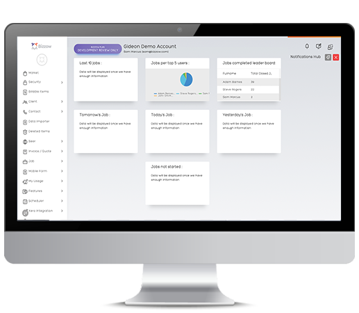 Bizzow Web app