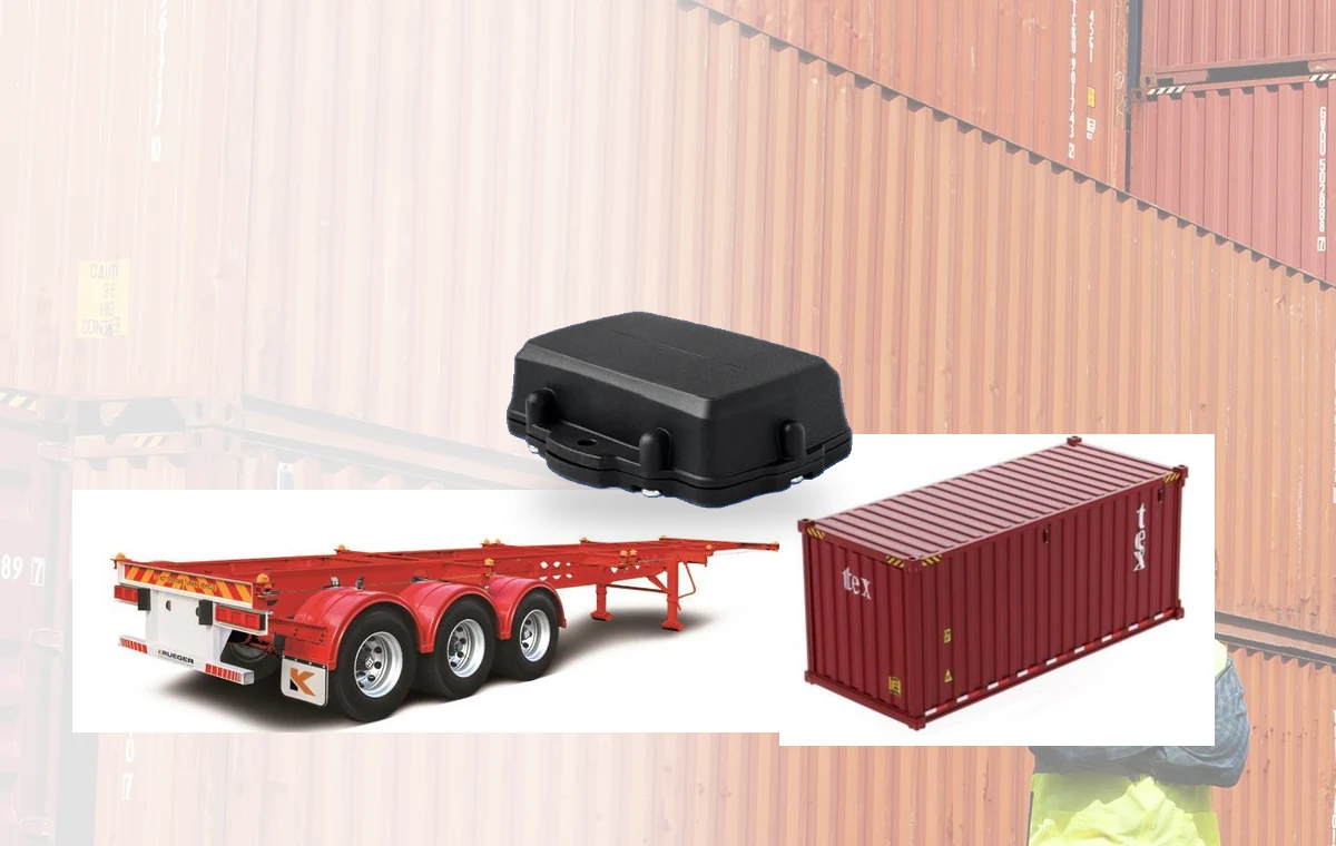 Trailer, shipping container and EPOS tracker for non-powered asset tracking.