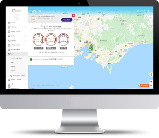 Bizzow Seer Live Tracking
